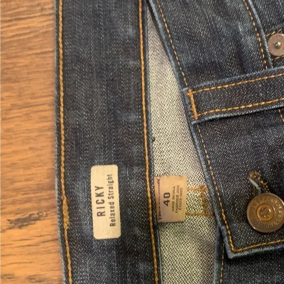 True religion, Ricky, mud, splash, jeans, dark blue, relaxed straight - Picture 14 of 16